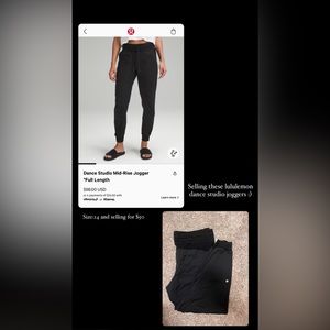 Lululemon Dance Studio Joggers